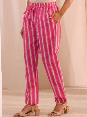 women ethnic motifs printed regular thread work kurta with trousers & with dupatta 7