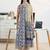 women floral printed regular thread work kurta with trousers & with dupatta