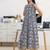 women floral printed regular thread work kurta with trousers & with dupatta