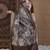 Beige woven design zari silk blend sungudi saree