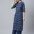 floral printed keyhole neck straight kurta with palazzos and dupatta
