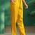 women ethnic motifs printed regular thread work kurta with trousers