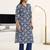 women ethnic motifs printed regular kurta with trousers & with dupatta