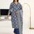 women ethnic motifs printed regular kurta with trousers & with dupatta