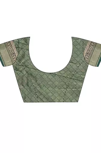 Beige jaali ethnic woven design silk blend  saree