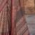Beige women silk blend banarasi saree with blouse piece