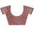Beige women silk blend banarasi saree with blouse piece