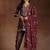 women floral printed regular gotta patti kurti with dhoti pants & with dupatta