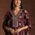 women floral printed regular gotta patti kurti with dhoti pants & with dupatta