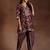 women floral printed regular gotta patti kurti with dhoti pants & with dupatta