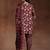women floral printed regular gotta patti kurti with dhoti pants & with dupatta