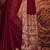 Magenta ethnic motifs woven design zari  georgette banarasi saree
