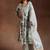 floral printed empire sequinned kurta with palazzo & dupatta