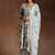 floral printed empire sequinned kurta with palazzo & dupatta