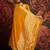 Mustard woven design zari  georgette banarasi saree