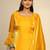 women regular kurta with palazzos & with dupatta