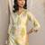 off white floral printed chanderi silk straight suit set with dupatta