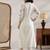 women ethnic motifs embroidered regular kurta with trousers