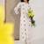 women ethnic motifs embroidered regular kurta with trousers