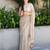 Multicolor embellished sequinned net saree