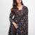 women ethnic motifs printed regular kurta with trousers & with dupatta