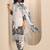 women floral printed regular kurta with trousers & with dupatta