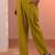 floral embroidered round neck sequinned straight kurta with trousers & dupatta