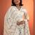 women woven design embroidered kurta with trousers & dupatta
