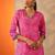 women ethnic motifs printed regular kurta with trousers & with dupatta