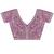 Lavender organza leheriya thread and sequence work saree