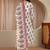 off white paisley printed cotton blend straight suit set