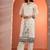 women ethnic motifs printed regular kurta with trousers & with dupatta
