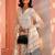 women ethnic motifs printed regular kurta with trousers & with dupatta