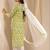women floral printed regular kurta with trousers & with dupatta