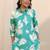 women floral printed regular kurta with trousers