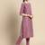 women regular kurta with trousers & with dupatta