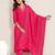 yoke design v neck kurta with trousers & dupatta