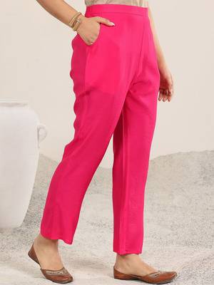 yoke design v neck kurta with trousers & dupatta 7