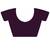 Purple purple satin ethnic embellished festive wear matching blouse sarees