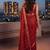 Maroon ethnic motifs saree