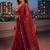 Maroon ethnic motifs saree