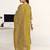 women ethnic motifs printed regular cotton blend kurta with trousers & with dupatta