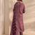 women ethnic motifs printed regular thread work kurta with trousers & with dupatta