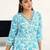 women floral printed regular kurta with trousers & with dupatta