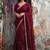 Maroon tissue designer saree