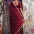 Maroon tissue designer saree