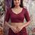 Maroon tissue designer saree
