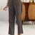 women ethnic motifs printed regular cotton blend kurta with trousers & with dupatta