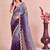 Multicolor ombre mirror work tissue designer saree