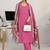 women regular kurta with salwar & with dupatta